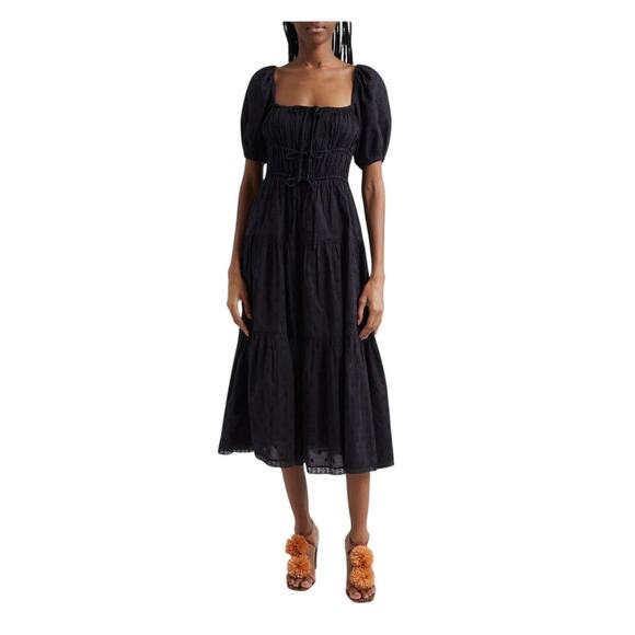 h&m black strapless dress Merlette Paradis Eyelet Excl. Black / Exclusive Dress / XX-Large